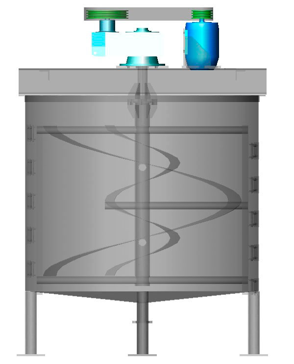 Agitador para industria química