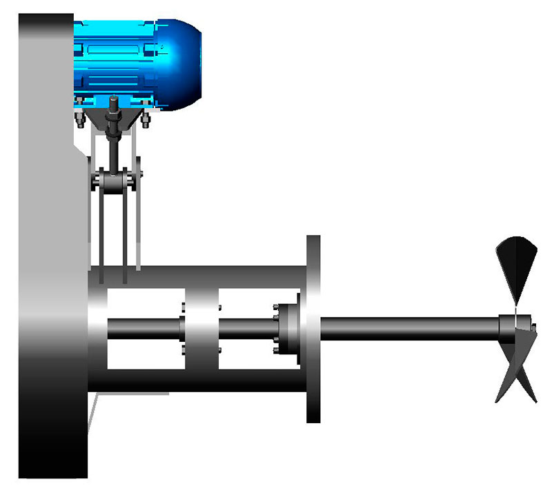 Agitadores industriais para tanques