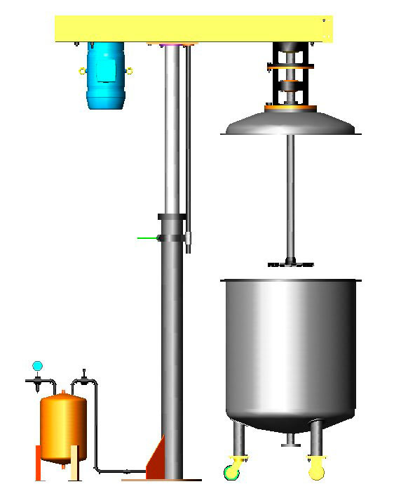 Misturador industrial para líquidos