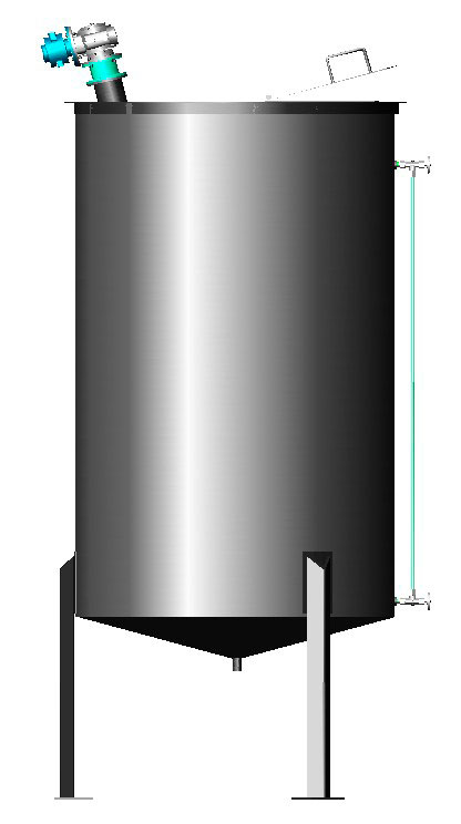 Tanque agitador industrial