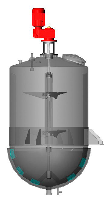 Tanque agitador industrial