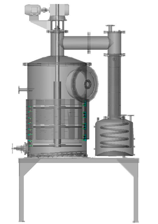 Tanques de inox com agitador